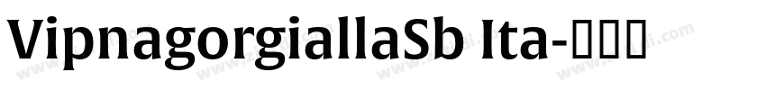 VipnagorgiallaSb Ita字体转换